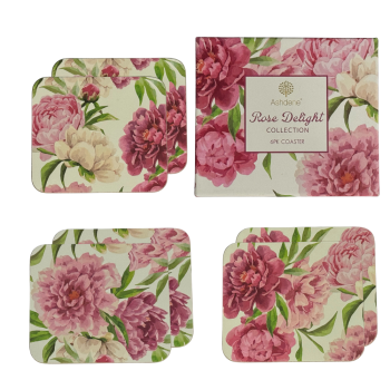 Ashdene Rose Delight Coaster Set of 6