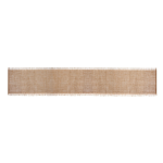 Mikasa Linen Frayed Jute Table Runner 230x33cm