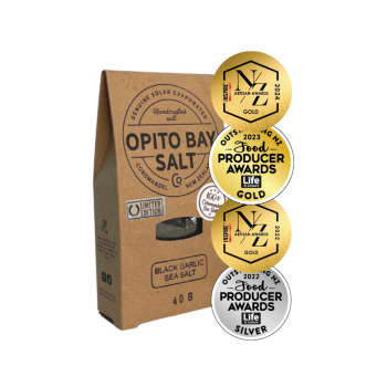 Opito Bay Salt Co. Black Garlic Sea Salt 40g