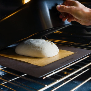 Brod & Taylor Baking Shell in oven pre bake.