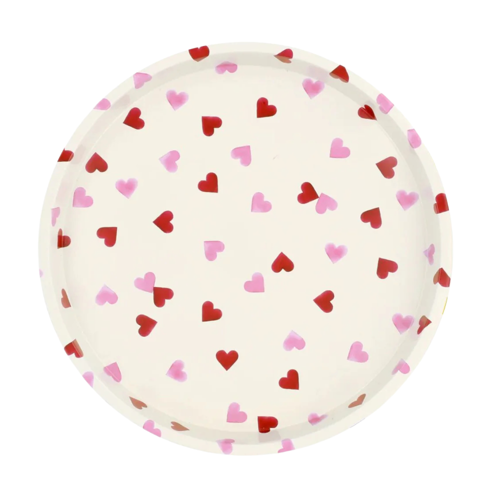 Emma Bridgewater Pink Hearts Round Tray