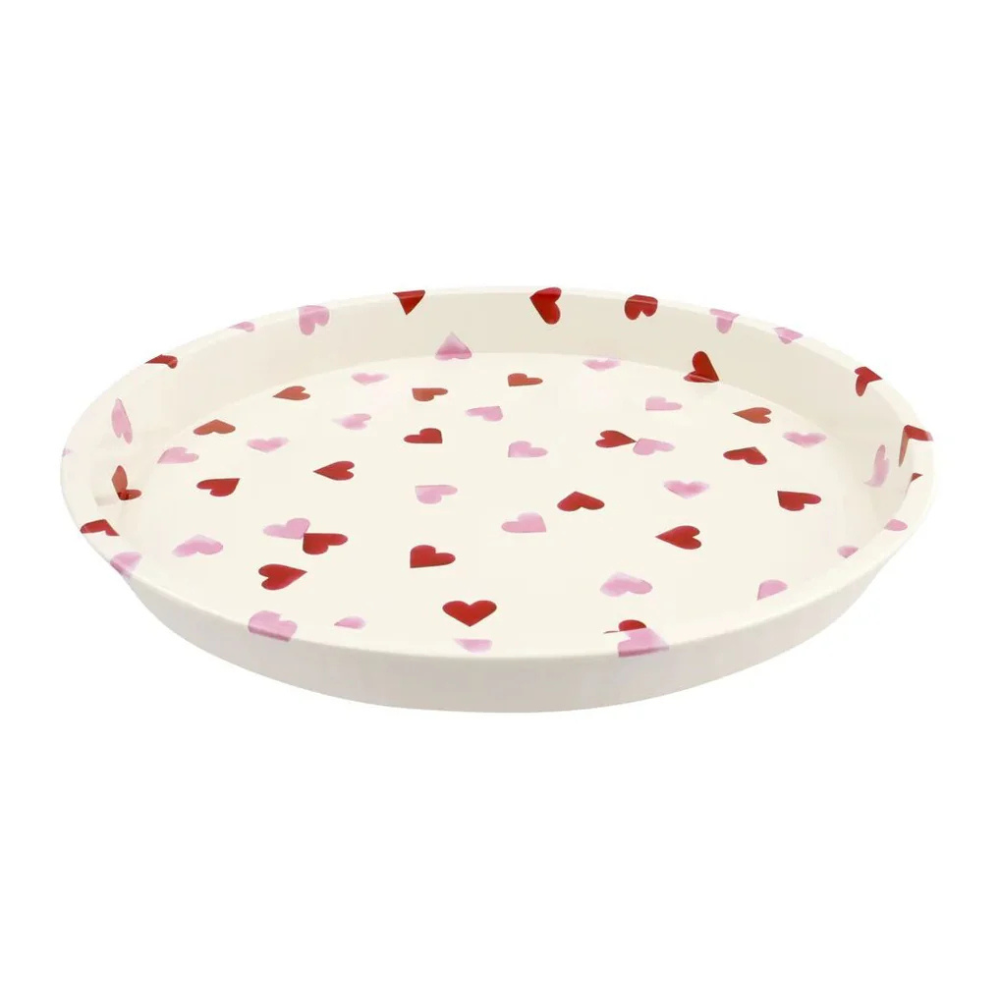 Emma Bridgewater Pink Hearts Round Tray(1)