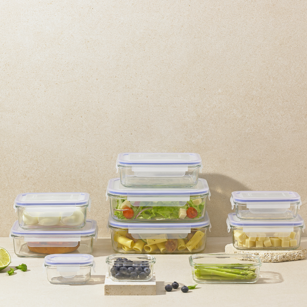 Glasslock Tempered Glass 10 Piece Container Set (3)