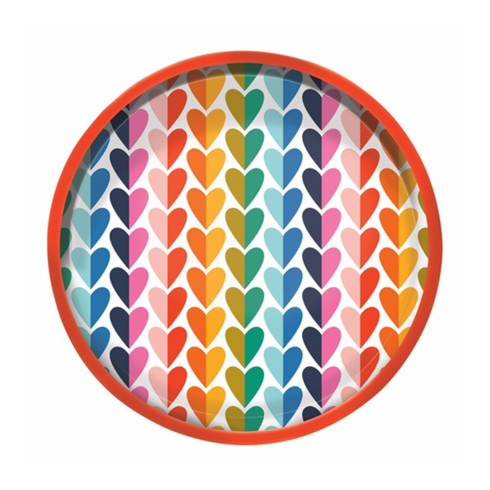 Kate Rhees Hearts Deep Round Tray