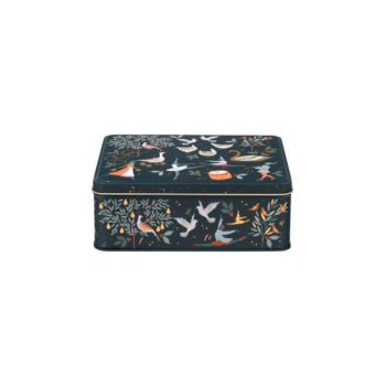 Sara Miller 12 Days of Christmas Deep Rectangular Tin