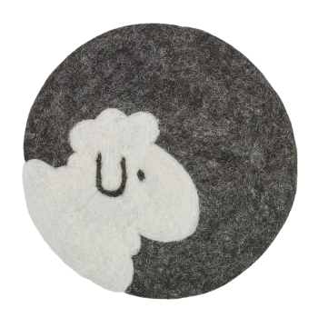Cilio Sheep Coaster Black 21cm