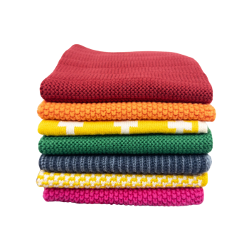 Ecovask Daily Use 7 Piece Dishcloth Set Rhapsody 25x25cm
