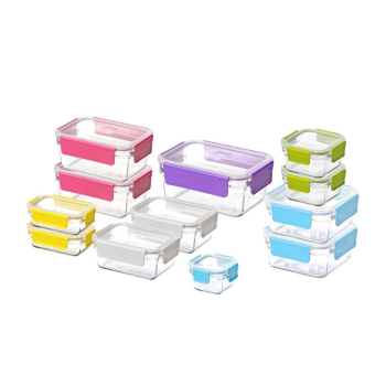 Glasslock Tempered Glass 12 Piece Oven Safe Container Set
