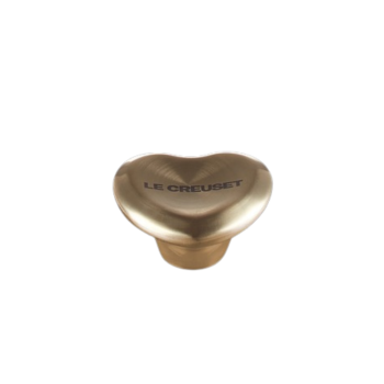 Le Creuset Heart Light Gold Knob 4.7cm