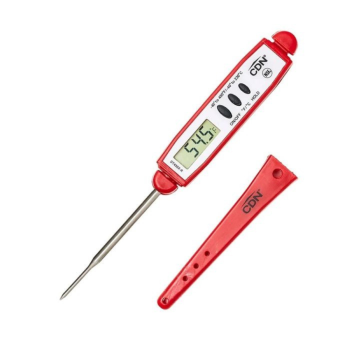 CDN ProAccurate Digital Pocket Thermometer Red