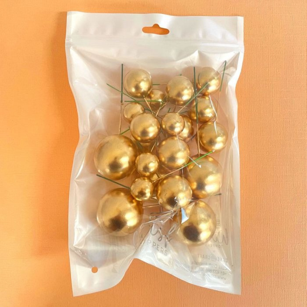 Cake-Craft-Deco-Foam-Ball-Topper-Baby-Gold (1)