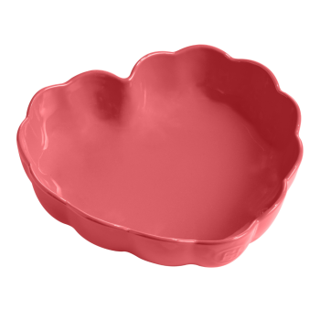 Emile Henry Madeleine Heart Dish Candy Rose