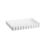 Emile Henry Tart Dish Flour on a white background.
