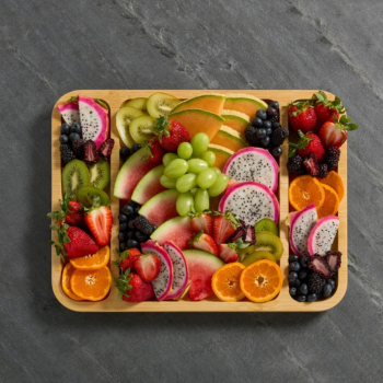 Faberware Build-a-Board 30x40cm full of fruits.