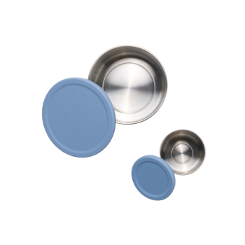 Nestling Stainless Steel Dipper Set Dusty Blue