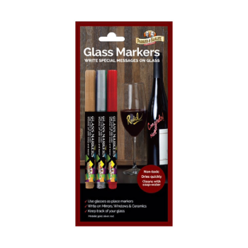 Parker & Bailey Glass Markers Set of 3
