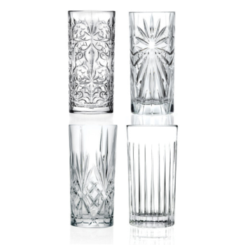 RCR Mixed Highball Tumbler 4 Piece Set