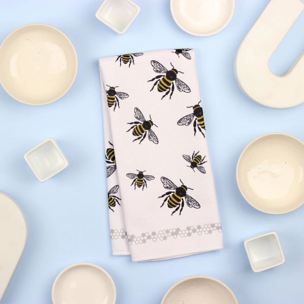 Render Bumble Bee Dish Towel (1)