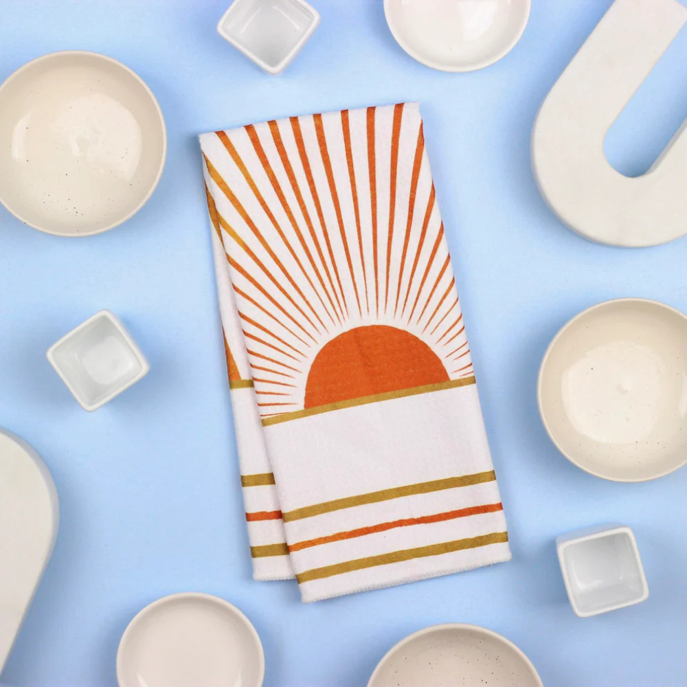 Render Sunrise Dish Towel (1)