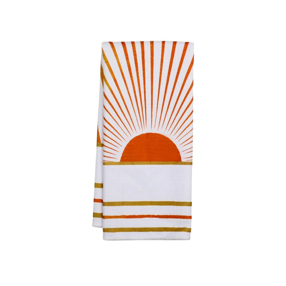 Render Sunrise Dish Towel