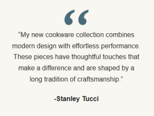 Stanley Tucci quote.