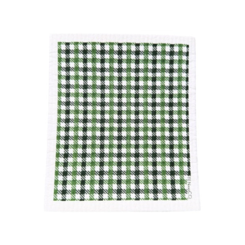 SPRUCE Dishcloth Moss Plaid