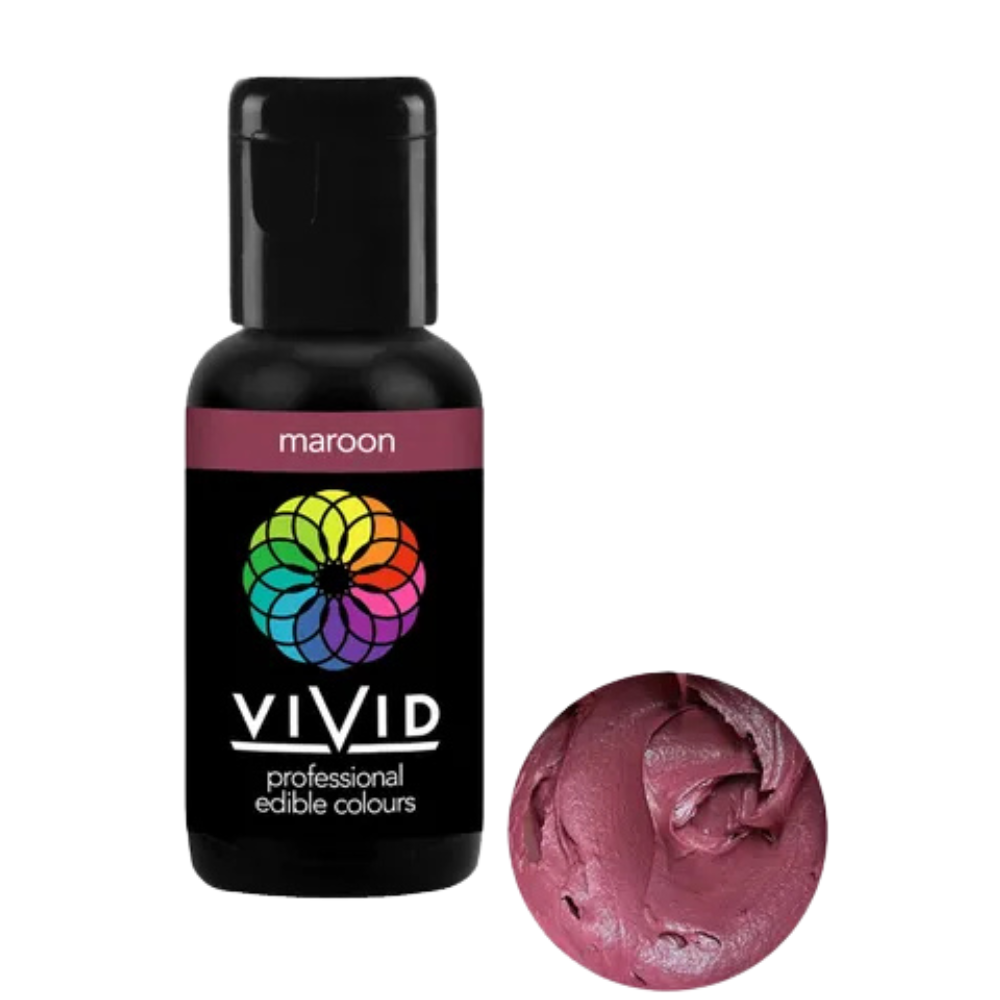 VIVID GEL COLOURS Maroon