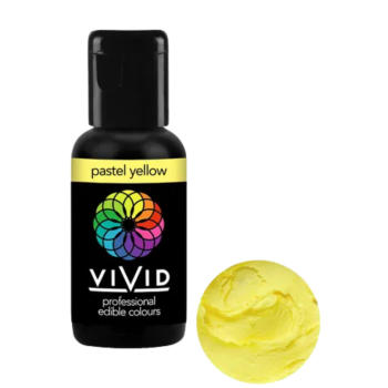 VIVID Gel Colours Pastel Yellow