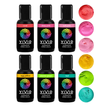 VIVID Gel Colours Set of 6 Tropical