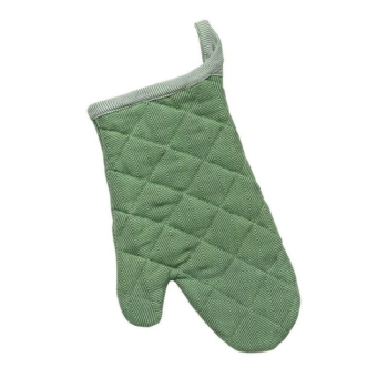 Costa Nova Alessa Single Oven Glove Chive on a white background.