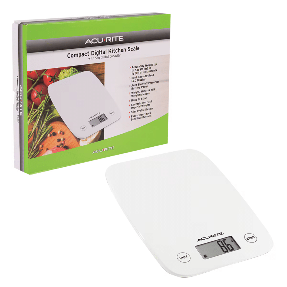 ACURITE COMPACT DIGITAL SCALE 1G5KG WHITE (1)