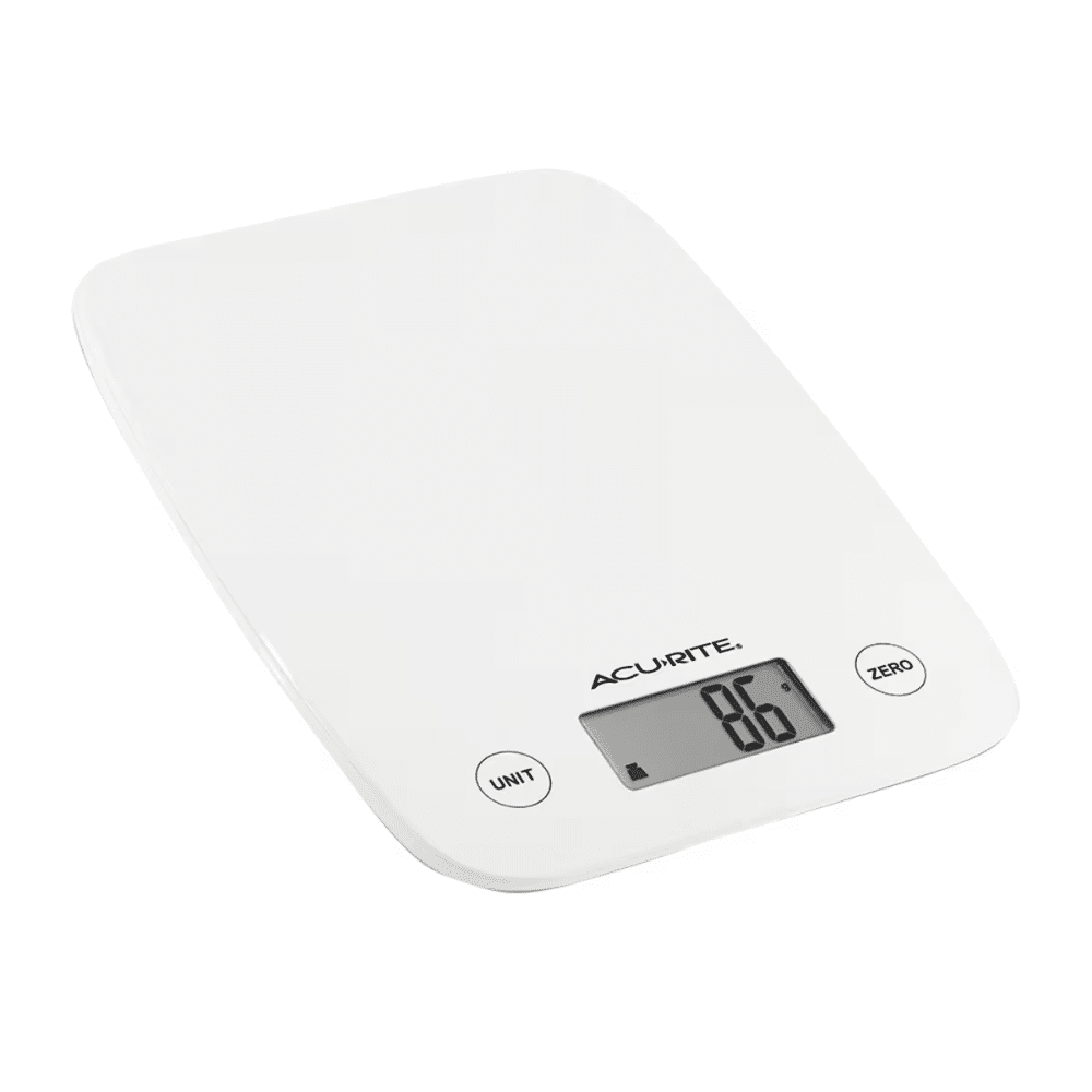 ACURITE COMPACT DIGITAL SCALE 1G5KG WHITE