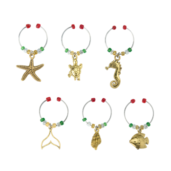Avanti Sealife Wine Charms Set of 6