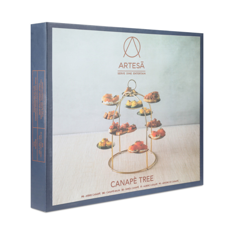 Artesa Brass Canape Serving Tree (6)