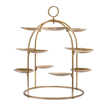 Artesa Brass Canape Serving Tree