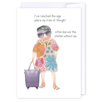 i candy Card Birthday - Leaving the station