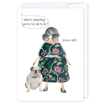 i candy Card Birthday - Give a shit