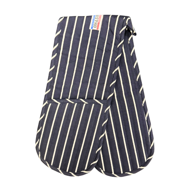 Hot House Double Oven Mitt French Bistro Navy (1)