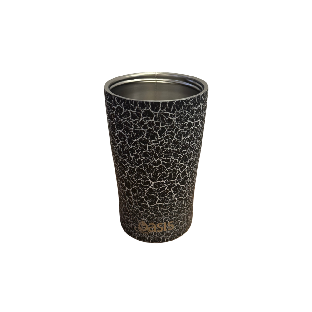 INSULATED TRAVEL CUP BLACK CRACKLE (1)