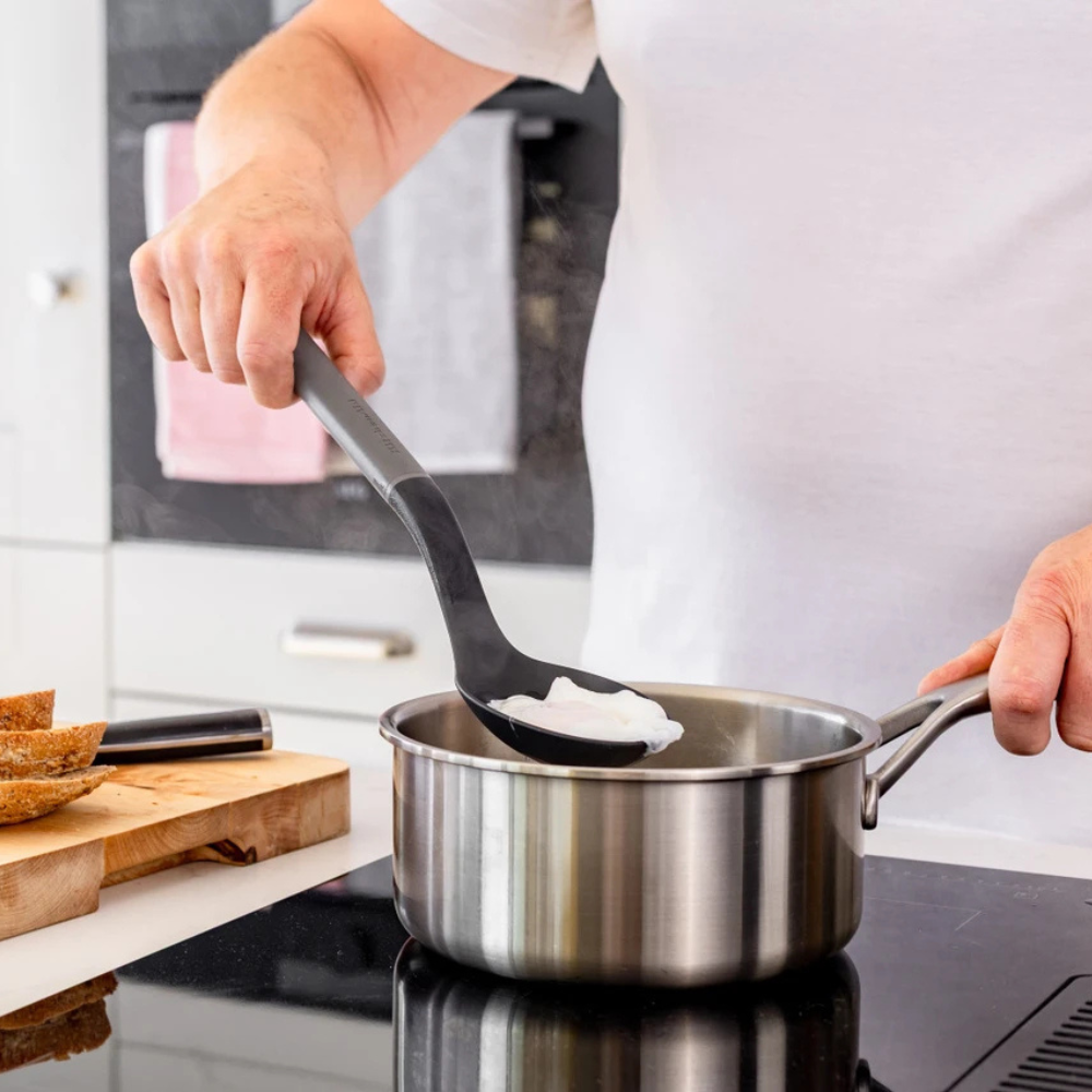 KitchenAid Slotted Spoon Charcoal 34cm (2)