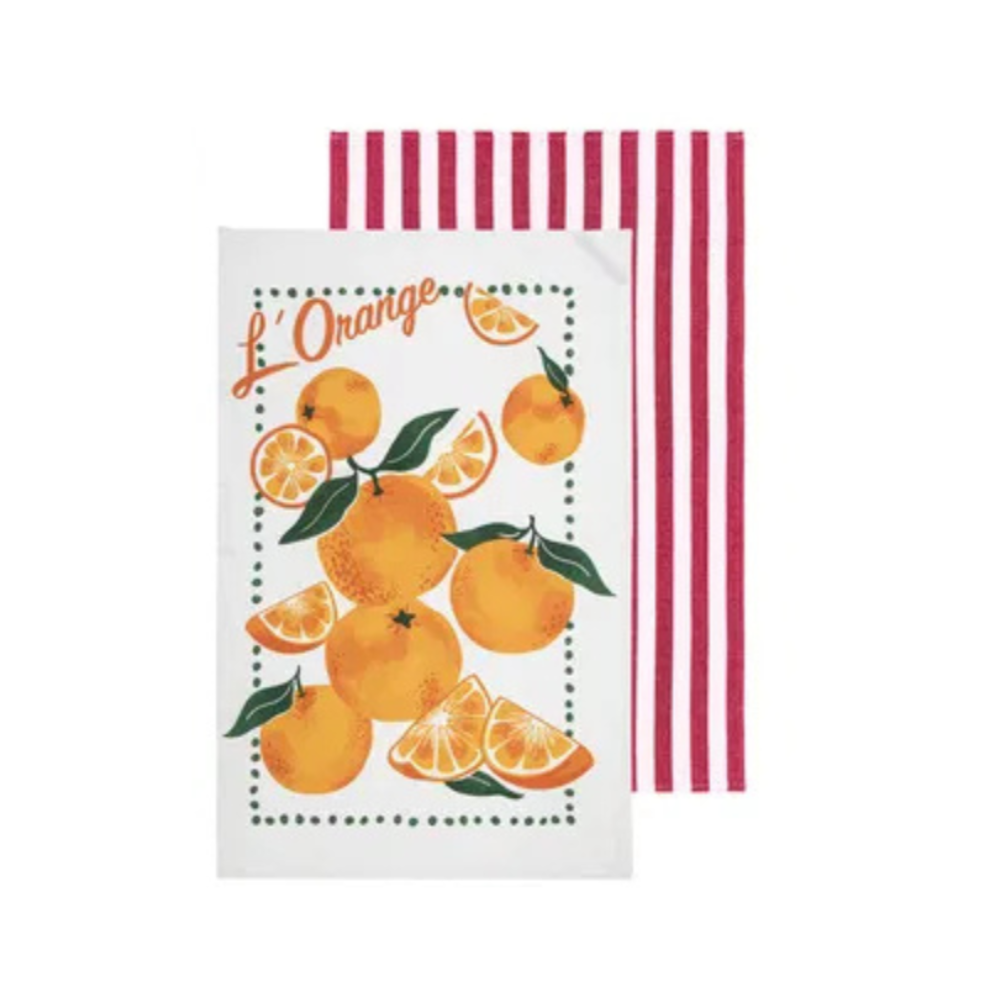 Ladelle Capri Assorted Citrus Kitchen Towel 2 Pack (1)