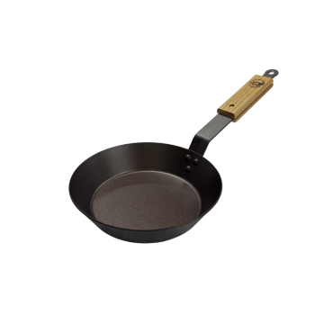 Netherton Foundry Iron Frying Pan Oak Handle 20cm