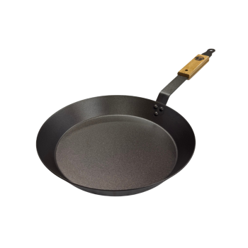 Netherton Foundry Iron Frying Pan Oak Handle 30cm