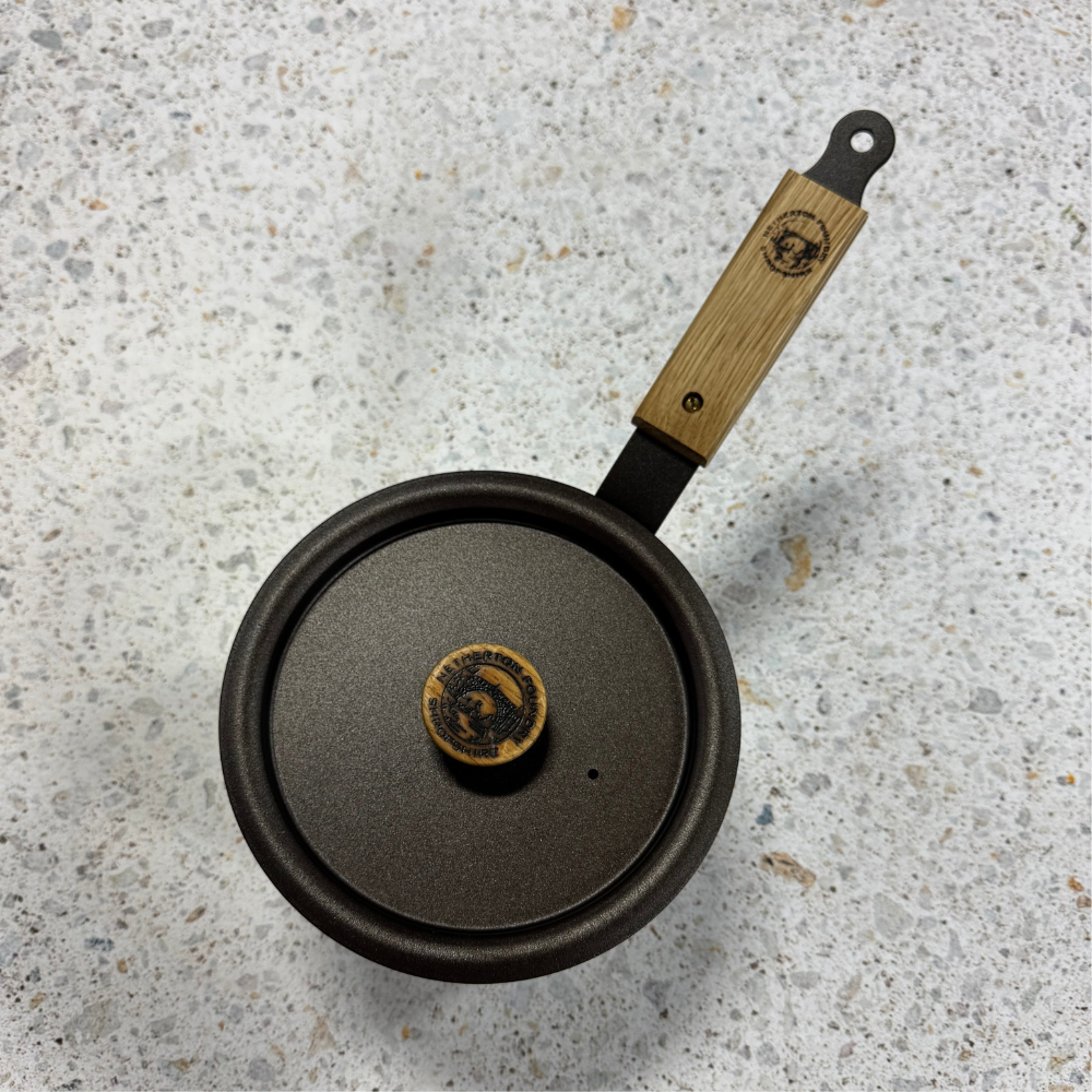 NFS-131 7INCH SAUCEPAN WLID & OAK HANDLE (4)