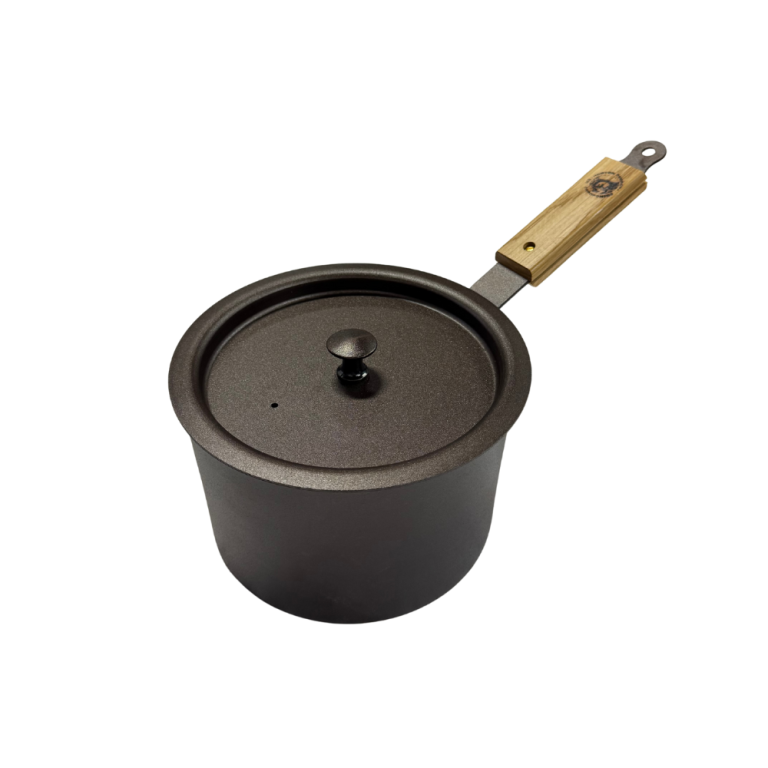NFS-132 SAUCEPAN WLID & OAK HANDLE