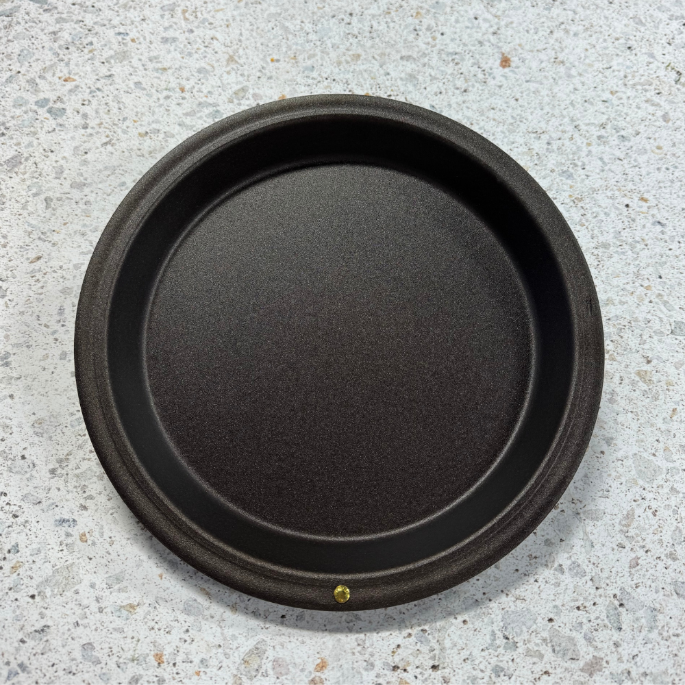 NFS-276 12INCH PIE DISH 2MM BLACK IRON (1)