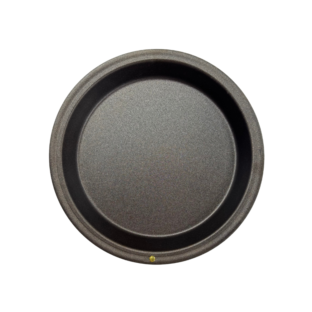 NFS-276 12INCH PIE DISH 2MM BLACK IRON