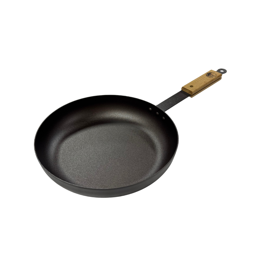 Netherton Foundry Covered Chef’s Sauté Pan Oak 28cm