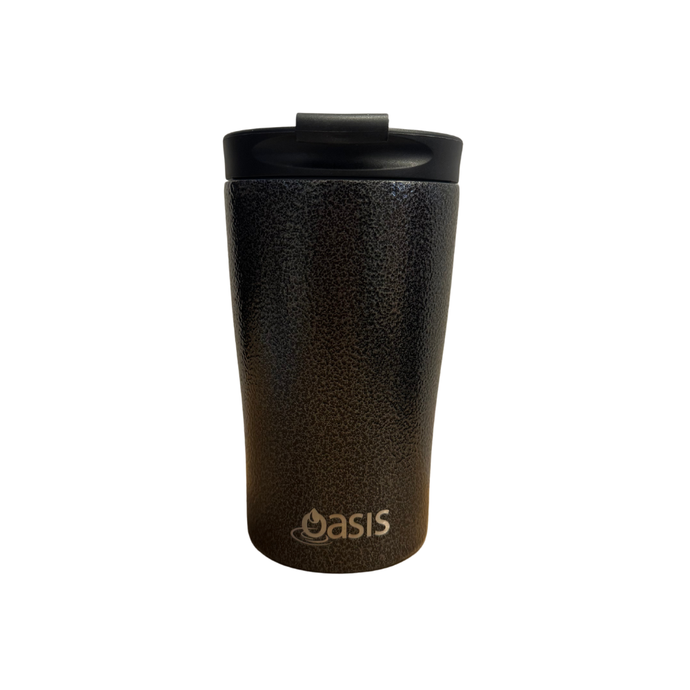 Oasis Insulated Stainless Steel Travel Cup 350ml Hammertone