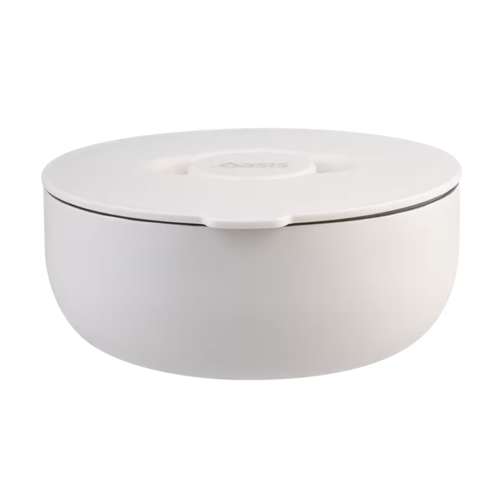 Oasis Stainless Steel Double Wall Insulated Fresh’N’Go Lunch Bowl 950ml Alabaster